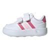 adidas Breaknet 3.0 Универсальные Удобные Классические Прочные Обувь для малышей Детская обувь Белый Фуксия Прозрачно-розовый JS3676