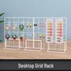 Iron Mesh Desktop Storage Rack with Hook for Wall Display