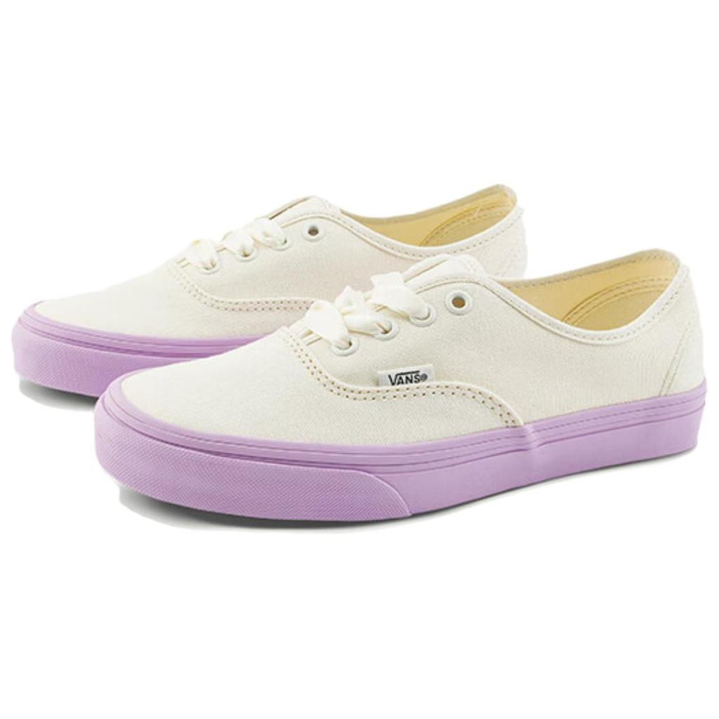 Vans Оригинальная серия Удобная повседневная парусиновая обувь с низким верхом Унисекс кроссовки Бело-фиолетовый VN0009PVCGX