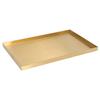 Modern Metal Gold Plate Rectangle Storage Tray Cosmetic Jewelry Display Stainless Steel Tray