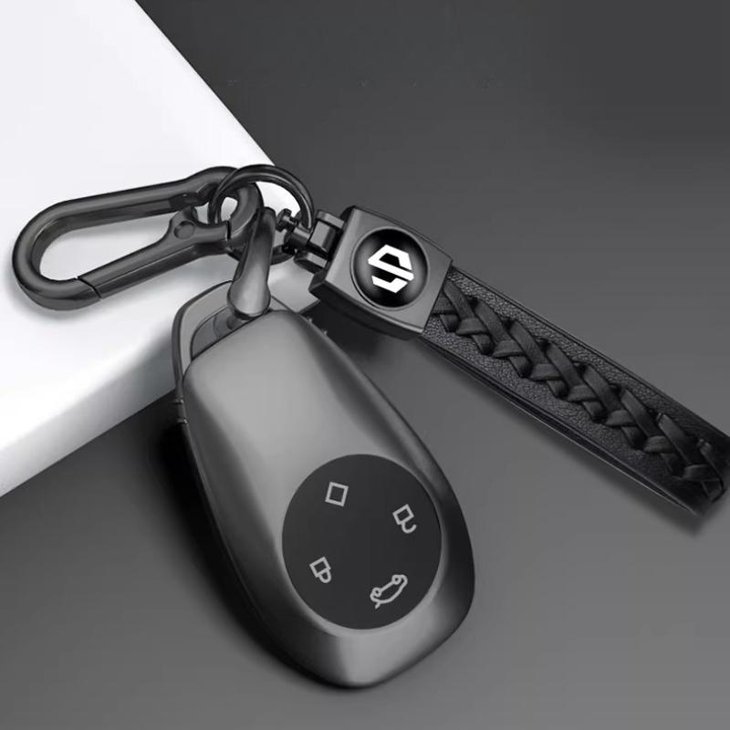 Для Leapmotor B10 C01 T03 C11 Чехол-обложка для брелока с полным покрытием Премиальный чехол-обложка для брелока электромобиля Аксессуары для интерьера автомобиля