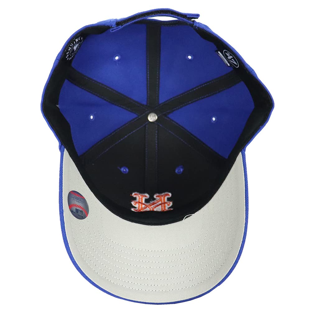 MVP New York Mets Royal Blue Size MLB Street Free Cap, 47, Men's/Women's, Logo, Style, Unisex, Size, B-MVP16WBV-RYC
