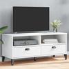 VidaXL TV Cabinet, Television Stand with Drawers, TV Unit with Storage Living Room, Industrial, White 374929