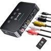 NFC Bluetooth 5.0 AdapterTransmitter Receiver, 3 In 1 3.5 Mm AUX/RCA Bluetooth Adapter Stereo System for Speakers,TV,Computers and Car TV Radios
