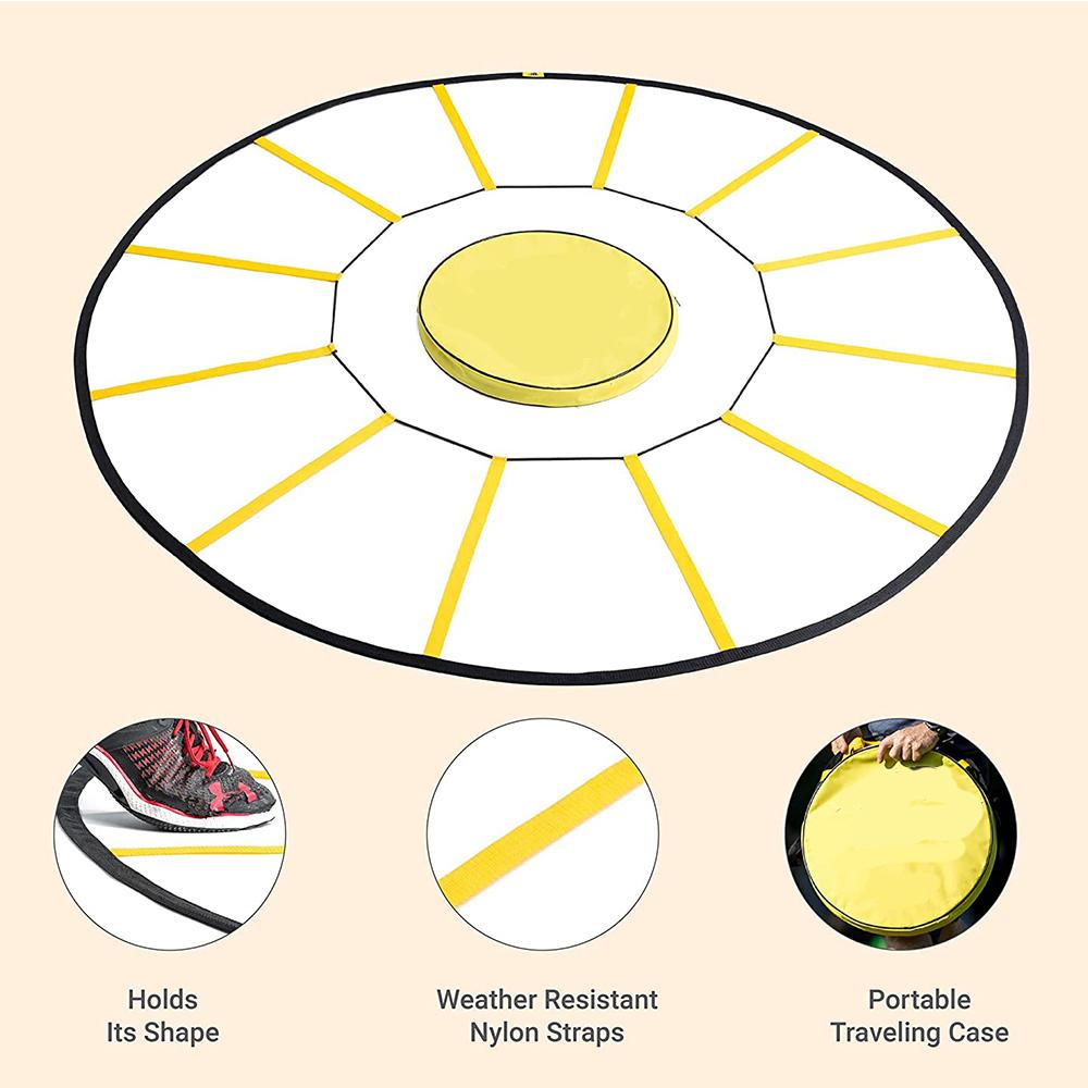 Circular Agile Training Props for High - Intensity Reactive Foot Training and Skill Football Basketball Multifunctional Ladder