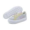 Puma Женские замшевые кроссовки Mayu Raw Ice Flow White 383114-01