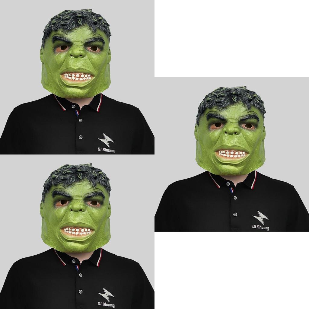 Marvel Hulk Costume Latex Mask For Halloween Party And Costume Fun Events
