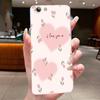 Phone Case For Vivo Y53 2017/Y55 2016/Y55S 2016/Y55L 2016 Butterfly Bow Protective Casing Transparent Soft Silicone TPU Cover