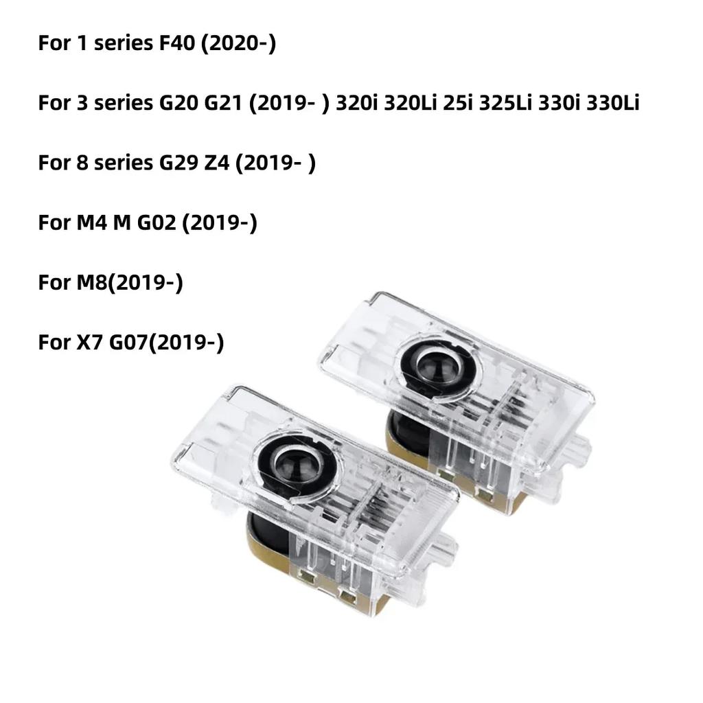 Для BMW G20 F40 Z4 G29 M8 X7 G07 M4 G02 2022 Новые 1 3 Серии Светодиодные Автомобильные HD Дверные Приветственные Световые Проекторы Логотипа Лазерные Лампы Призрачной Тени