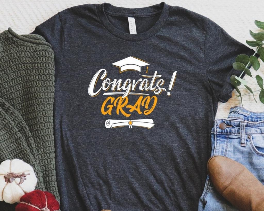 Congrats Grad Shirt, Senior Graduation T-Shirt, Graduation Party Shirt, Senior 2022 T-Shirt, Grad 2022 Shirt, Graduation Gift Tee