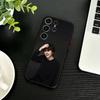 Чехол для телефона E-Timothée Chalamet для Samsung S26, S25, S24, S23, S22, S30, S21, Ultra, Plus, FE 5G Черный Мягкий Чехол