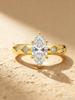 925 Sterling Silver Fashionable Luxury Elegant Marquise Zircon Ring for Women Anniversary Wedding High Quality Fine Jewelry
