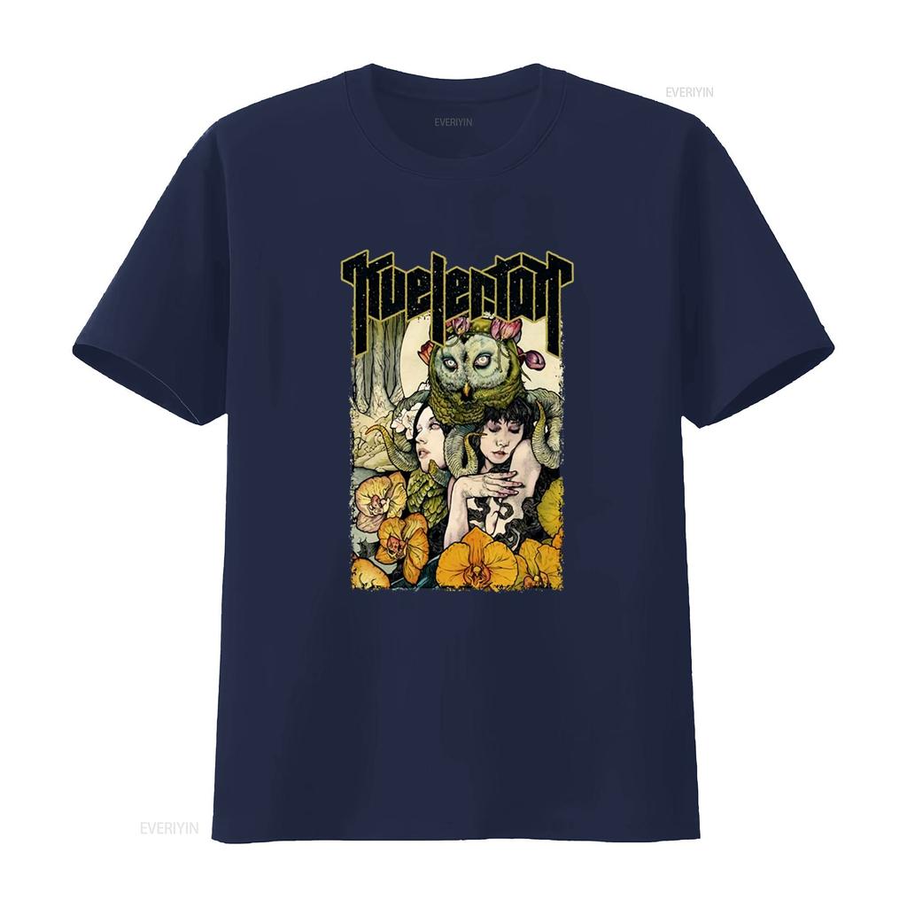 KVELERTAK Octopool T Shirt Unique Art Print with Owl Women and Floral Design for Stylish Look vintage Washed