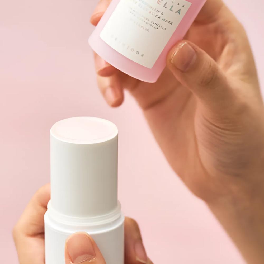 Skin1004 Мадагаскарская Центелла Поризинг Быстродействующая Глиняная Маска-Стик 27г – Быстрое и Легкое Удаление Черных Точек / Контроль Себума с Каолином для Гладкой Кожи