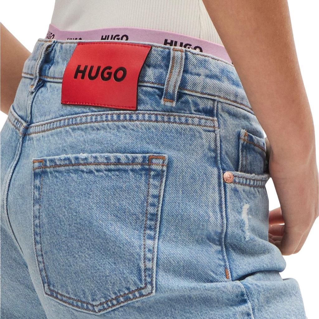 Хуго Женские/Дамские Джинсовые Шорты Gealea Стандартного Кроя