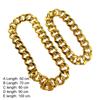 Панк Преувеличенная Толстая Цепь Позолоченное Ожерелье Мужское Персонализированная Модная Бижутерия DIY Цепочка на Талию Цепочка для Сумки Реквизит для Фото