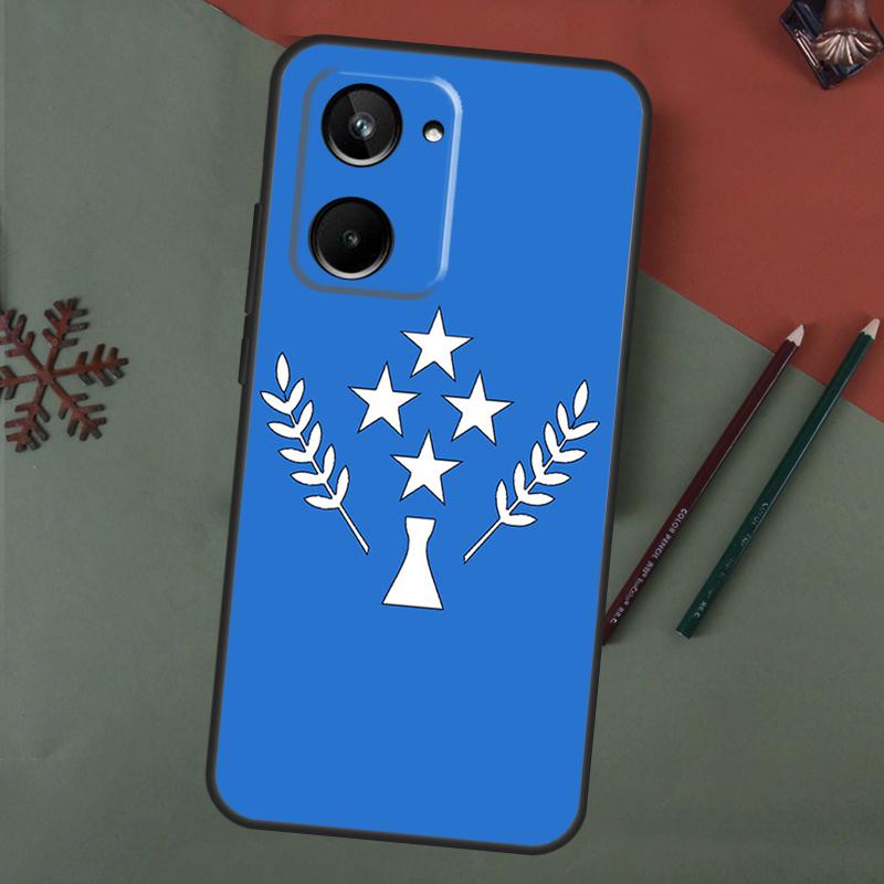 Kosrae Flag Case For Realme C75 C65 C67 C71 C63 C61 C55 C51 C53 C35 11 12 13 14 15 Pro Plus GT6 GT7 Pro