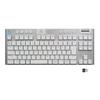 LOGITECH G Игровая клавиатура Tenkeyless Wireless G913 TKL White Thin GL Switch Тактильная японская раскладка LIGHTSPEED Беспроводное Bluetooth-подключение