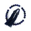 Men's and women's prayer beads, unisex, informal prayer beads, made from natural blue tiger eye stone.