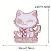 Милый кот эмалевая булавка брошь значок животное аксессуары ювелирные изделия подарок
