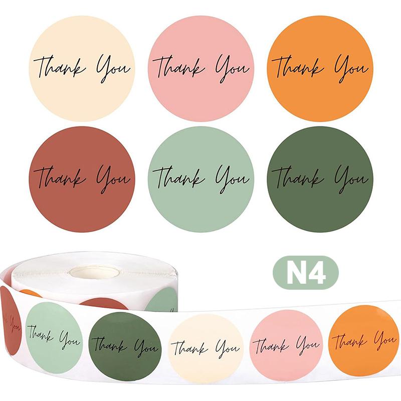 500Pcs Thank You' Stickers For Small Business Wedding Gift Seal Shipping Labels Envelope Decor Sticker Stationery Supplies