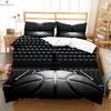 Sports Basketball 3d Printing Quilt Cover 100% Polyester Bedding Set Duvet Cover Pillowcase Three-Piece Set