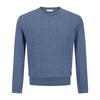 FERRAROMILANO Chevron Round Knit D/Blue (Am0Gtsr10145)
