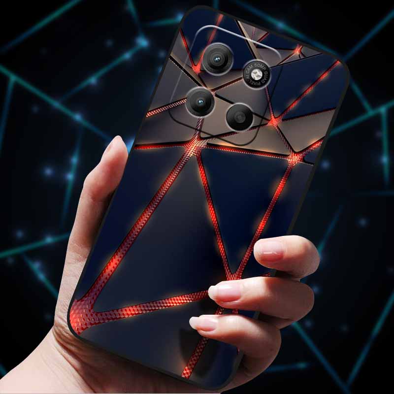 Для Motorola Moto G15 4G Чехол G15Power 2025 Новый Модный Черный ТПУ Ударопрочные Чехлы Для Телефона Для Moto G15 Power Etui Fundas MotoG15