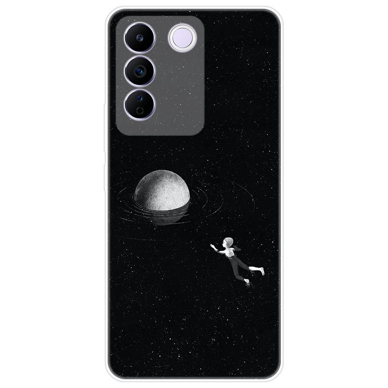 For Vivo V27e V 27e Case Soft Silicone Back Cover Cartoon Phone Case Diversification