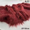 25X45Cm Long Faux Fur Fabric For Needlework Animal Suit Fur Material Diy Doll Hair Long Hair Plush Sewing Fabric
