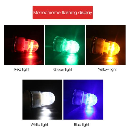 LED Boat Flares Waterproof Adjustable Light Control Battery Powered Emergency Lamp Fishing Net Rafts Buoys Boats Safety Signal Light