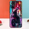Неоновый Мотоциклист Для Realme 10 11 12 Pro Plus GT Neo5 C11 C30 C31 C33 C35 C25s C21Y C51 C55 C53 GT5 Pro Чехол