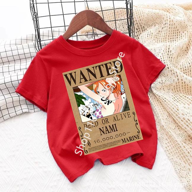 Cute Chopper Cartoon Print Kids TShirt Adorable Anime Character Design Childrens Short Sleeve Tee Perfect for Litt