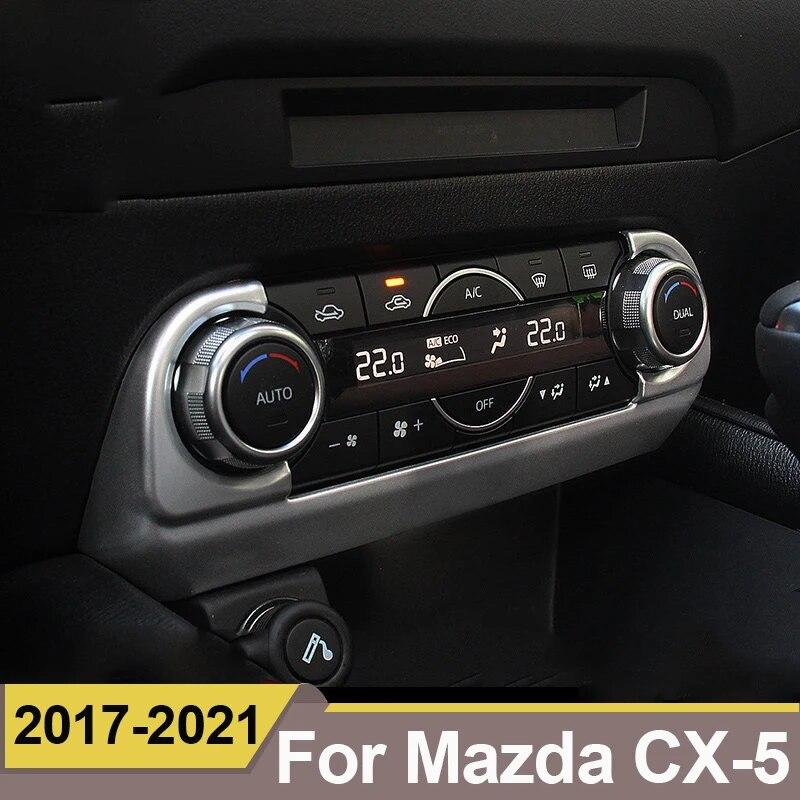 For Mazda CX-5 CX5 2017 2018 Accessories Car Middle CD Console Dashboard Trim Sticker Frame Cover Interior