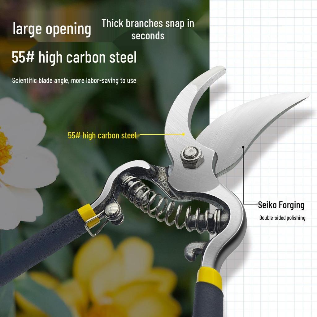 Garden Pruning Shears: Forged Branch, Bonsai & Fruit Shears for Household Use