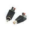 Connector Adapters Replacement 1 Pair Plastic+Metal Coaxial Signal Cable