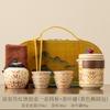 New portable travel tea set Chinese tea separation Kuaike cup outdoor car travel special tea drinking tea set