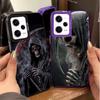 Смерть Жнец Череп Коса Мягкий Чехол для Телефона для Xiaomi Redmi Note 13 14 15 Pro Plus 12S 12 11S 11 11T 10S 10 Ударопрочный Чехол