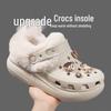 Зимняя пушистая подкладка с длинным ворсом для Crocs: Защита от холода и тепло, Легкие пуховые, Хлопковые чехлы на обувь