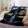 1 шт. Плед Gorillaz, Мягкий Фланель, Уютный на Все Сезоны Полиэстер, Идеально для Дома, Офиса