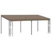 VidaXL Wall-Mounted Belvedere 6x3x2.5 M Taupe