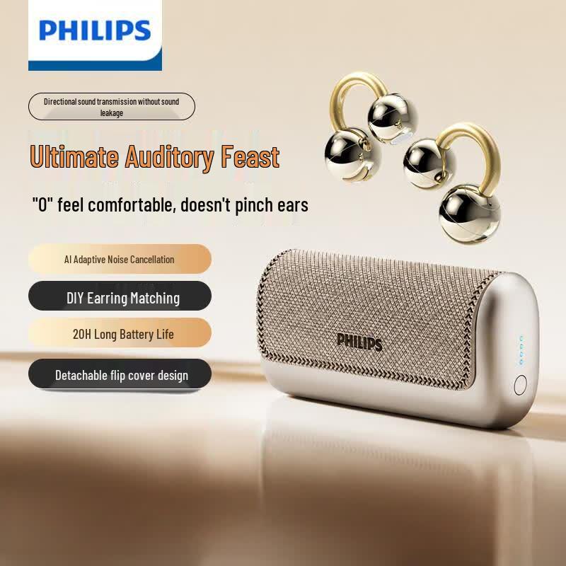Philips TAQ5020 Open-Ear Clip Bluetooth Headset
