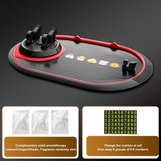 Все на 1 360 градусов, вращающийся нескользящий держатель для телефона, автомобильный противоскользящий коврик, кронштейн, силиконовый коврик для приборной панели, липкий кронштейн для телефона, коврик для автомобильной приборной панели