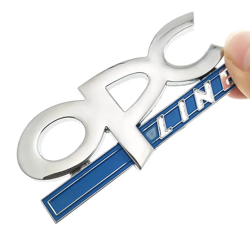 CHW1 3D Metal OPC LINE Emblem Car Side Fender Tail Badge Front Grille Sticker for OPEL Zafira b Corsa d Insignia Mokka Regal Astra g