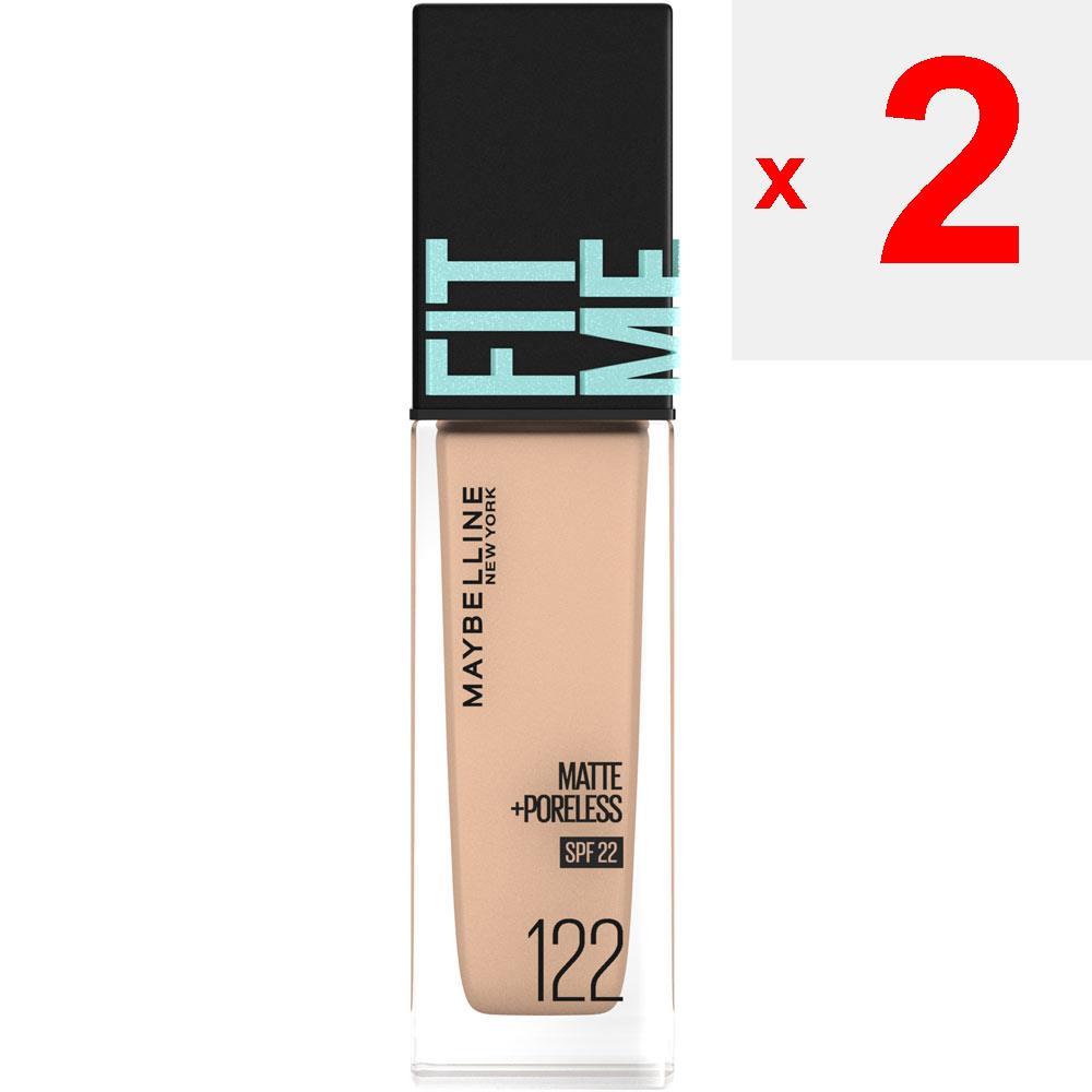 Maybelline Fit Me Liquid Foundation R 122 Skin Makeup After Conditioning the Skin with Lotion and Primer, Take an Appropriate Amount of Foundation On