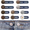30-1PC Detachable Jeans Waist Adjustment Buckle Metal Button Extender for DIY Pants Jeans Free Sewing Waist Extenders Buttons