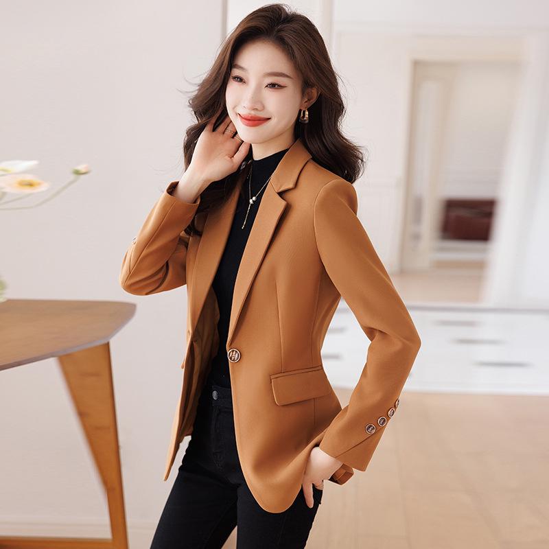 Zihong 2024 Женский приталенный универсальный пиджак высокого класса для весны и осени