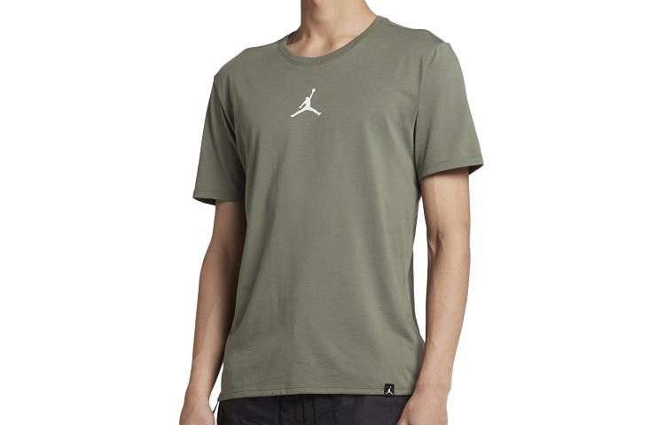 Jordan T Shirt Men's Antique Moss Green AR7416-351