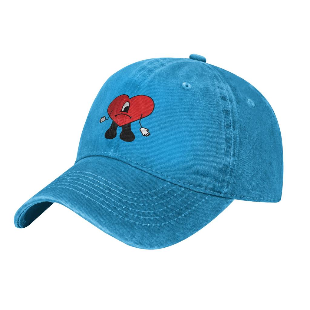 Bad Bunny Debi Tirar Mas Fotos Baseball Caps Casual Distressed Denim Snapback Hat Unisex Outdoor Running Golf Gift Caps Hat