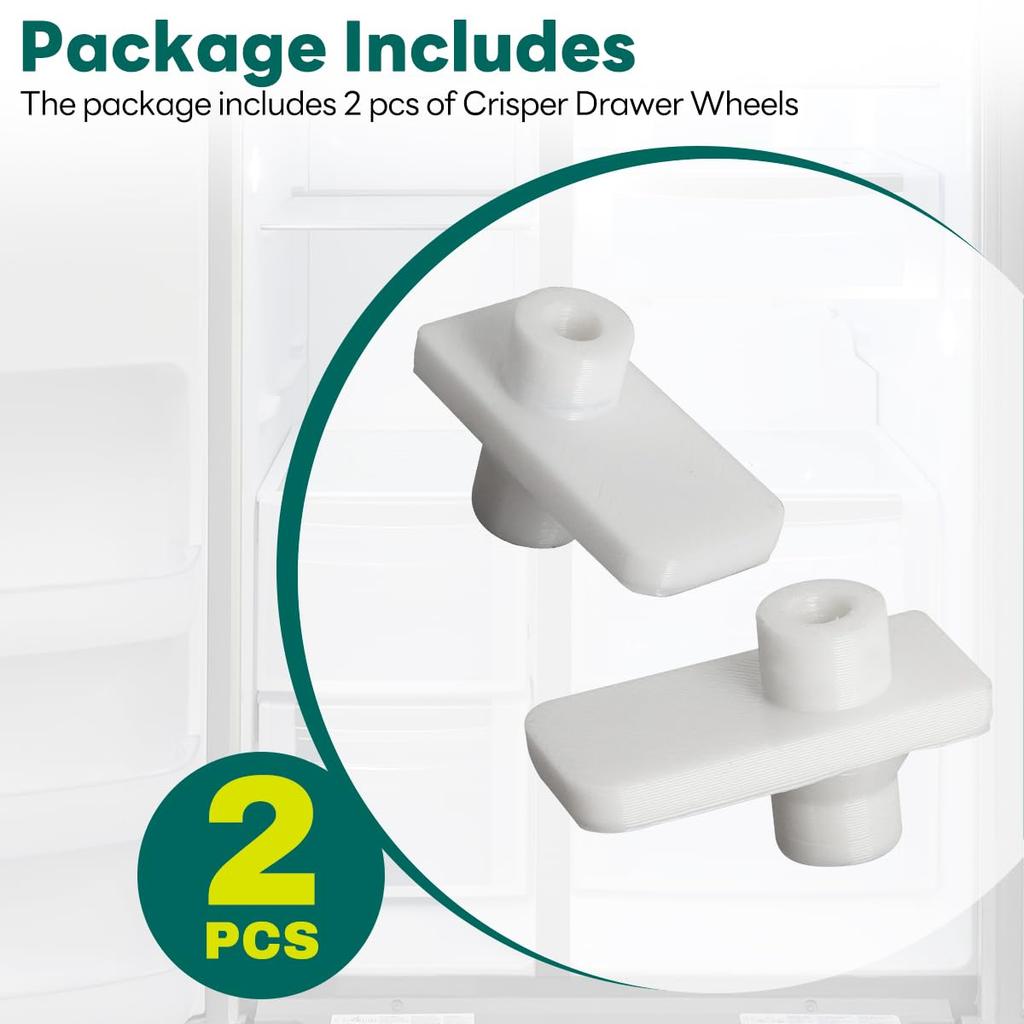 Для LG Модернизированный ABS Лоток для овощей в холодильнике Ящик для хранения Набор для крепления на колесиках 2 шт. - для MCR620965